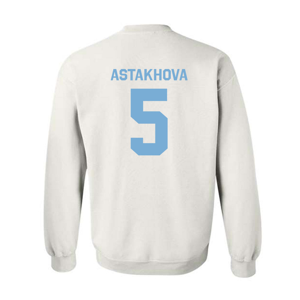 UNC - NCAA Women's Basketball : Liza Astakhova - Classic Shersey Crewneck Sweatshirt-1