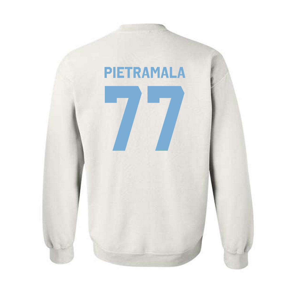 UNC - NCAA Men's Lacrosse : Dominic Pietramala - Classic Shersey Crewneck Sweatshirt-1