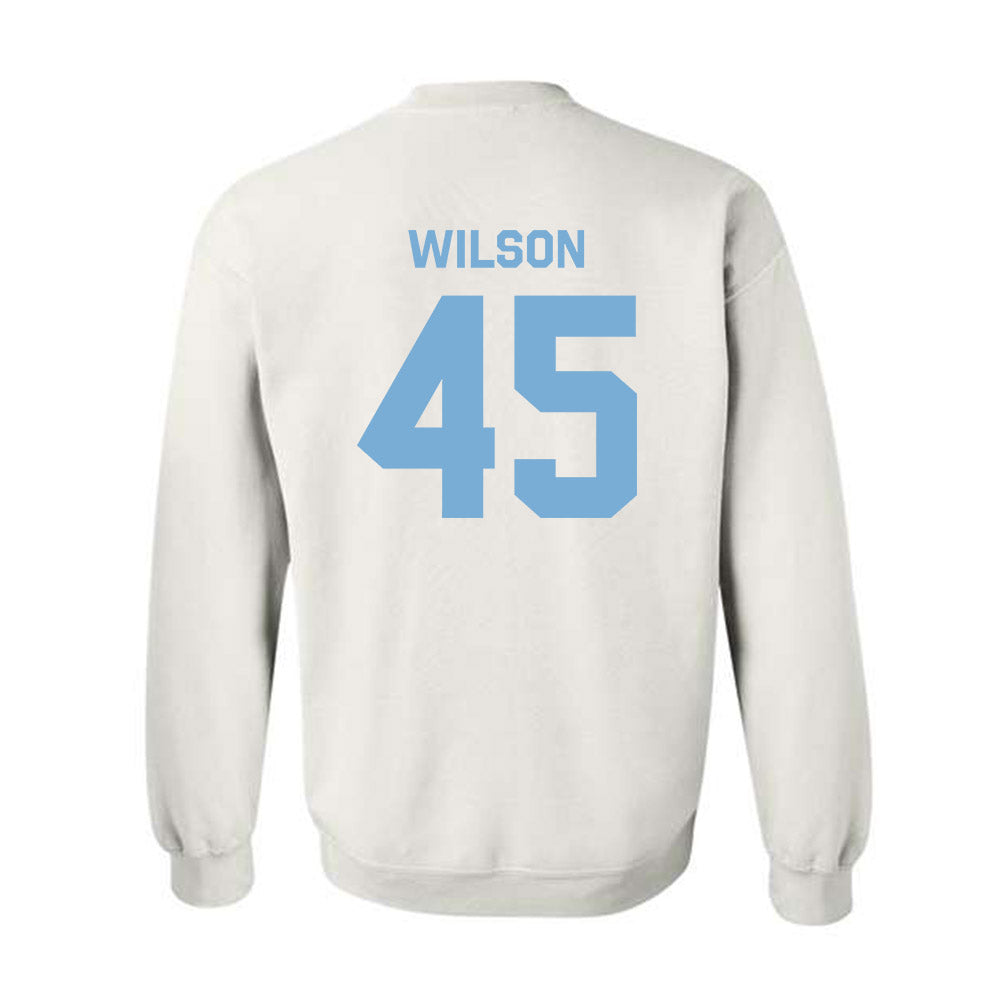 UNC - NCAA Men's Lacrosse : Brayson Wilson - Classic Shersey Crewneck Sweatshirt-1