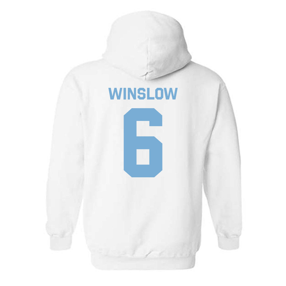 UNC - NCAA Baseball : Macon Winslow - Classic Shersey Hooded Sweatshirt-1