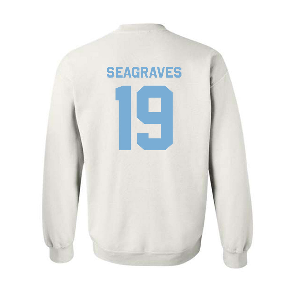 UNC - NCAA Baseball : Camron Seagraves - Classic Shersey Crewneck Sweatshirt-1