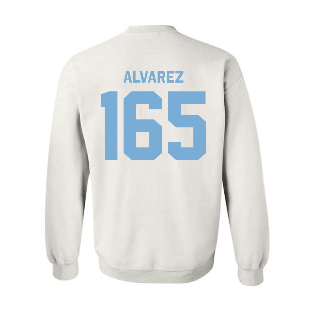 UNC - NCAA Wrestling : Omaury Alvarez - Classic Shersey Crewneck Sweatshirt-1