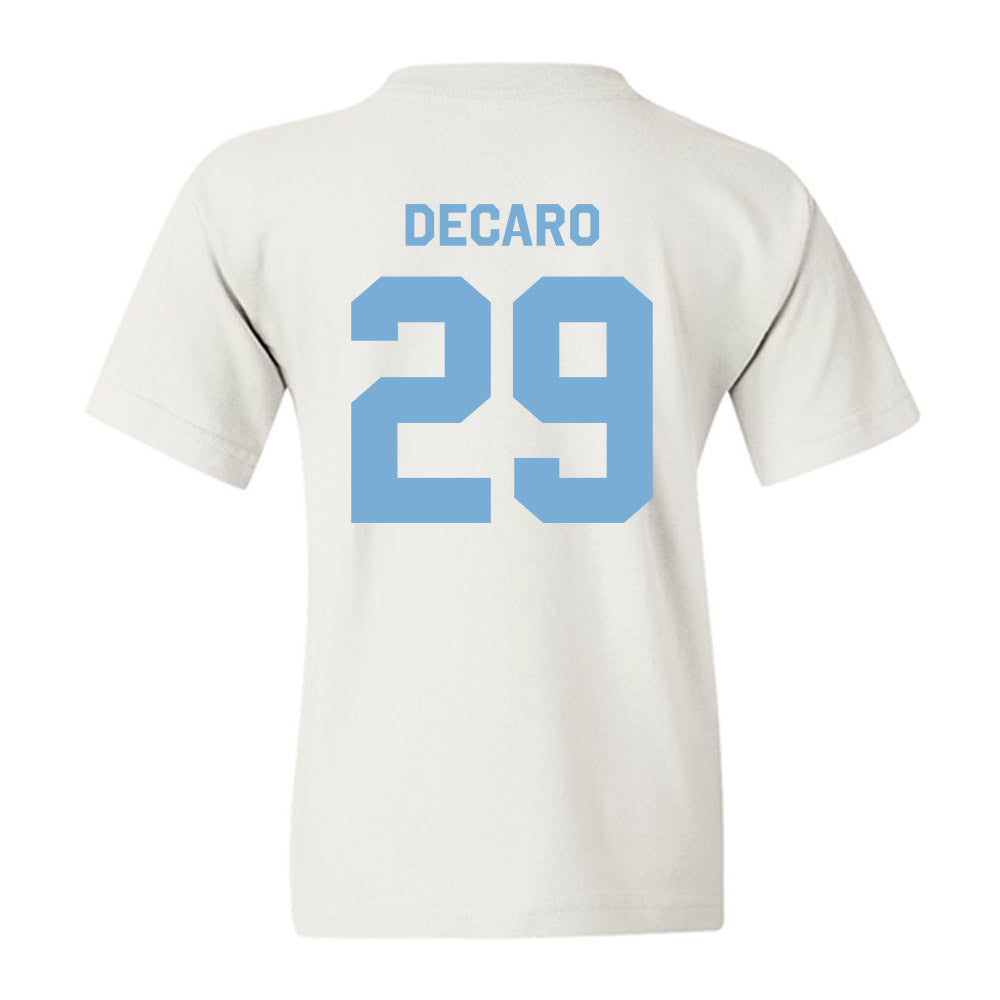UNC - NCAA Baseball : Jason DeCaro - Classic Shersey Youth T-Shirt-1