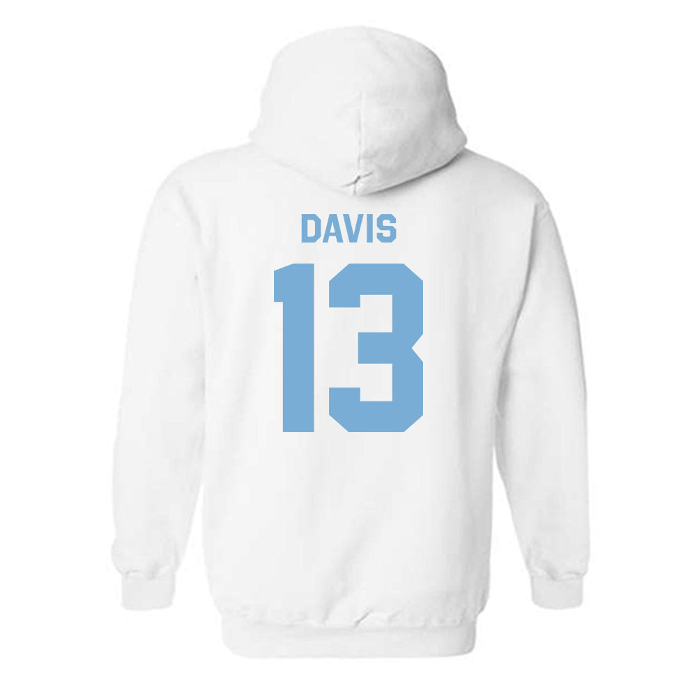 UNC - NCAA Softball : Kina Davis - Classic Shersey Hooded Sweatshirt-1