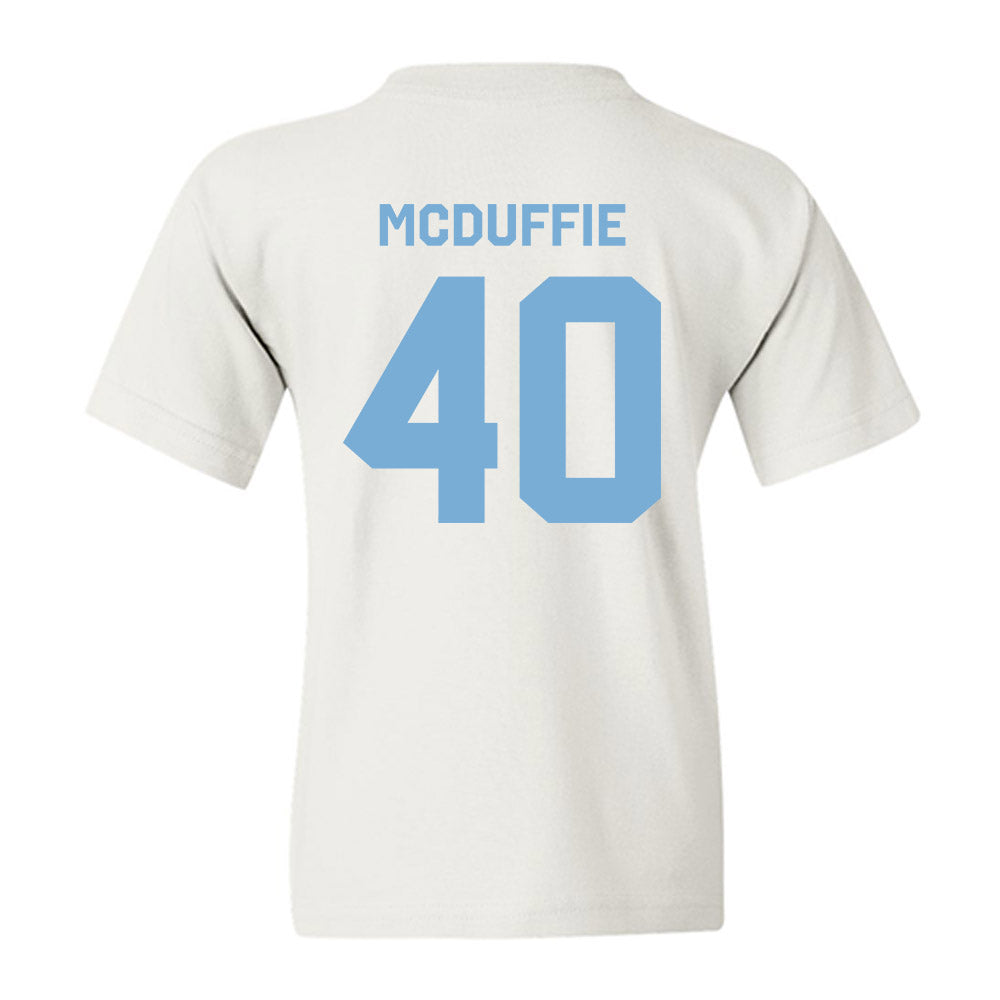UNC - NCAA Baseball : Walker McDuffie - Classic Shersey Youth T-Shirt-1