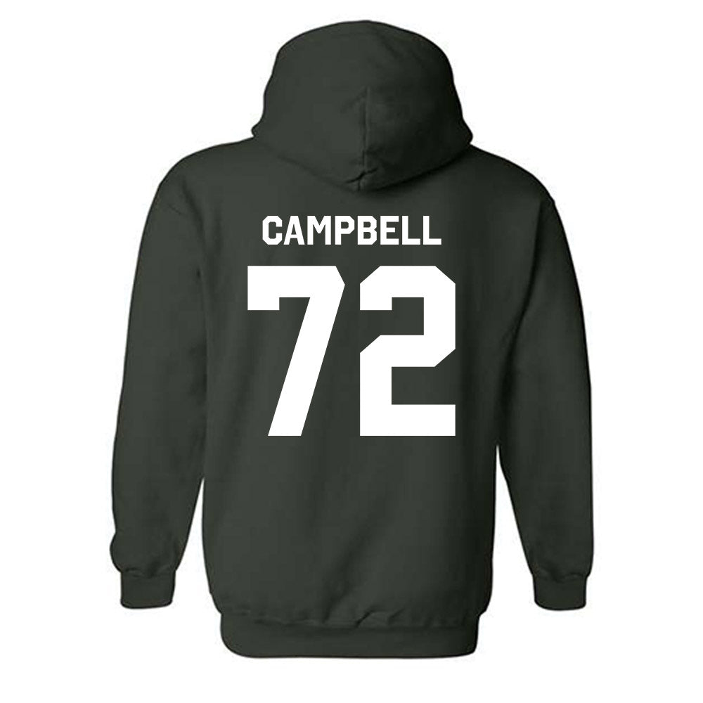 Miami - NCAA Football : Demetrius Campbell - Classic Shersey Hooded Sweatshirt-1