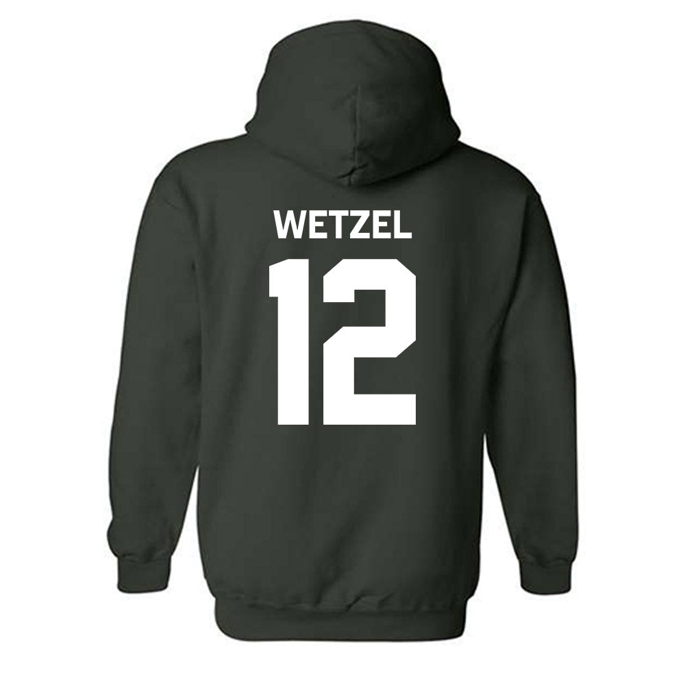 Miami - NCAA Women's Basketball : Natalie Wetzel - Classic Shersey Hooded Sweatshirt-1