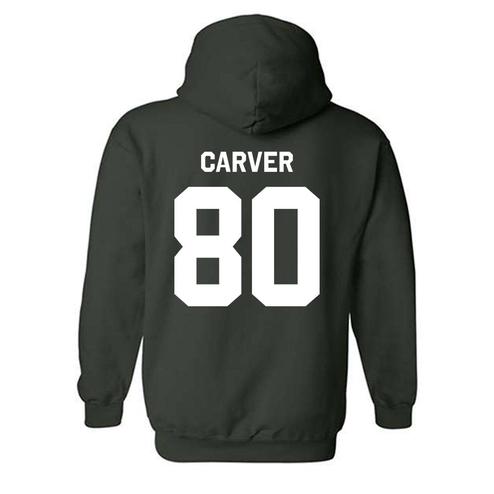 Miami - NCAA Football : Hunter Carver - Classic Shersey Hooded Sweatshirt-1