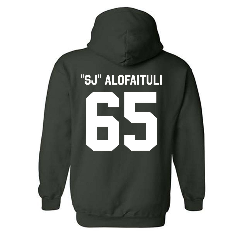 Miami - NCAA Football : Seuseu "SJ" Alofaituli - Classic Shersey Hooded Sweatshirt-3