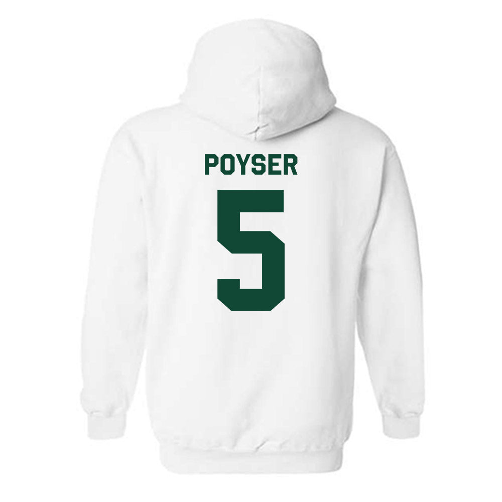 Miami - NCAA Football : Zechariah Poyser - Classic Shersey Hooded Sweatshirt-1