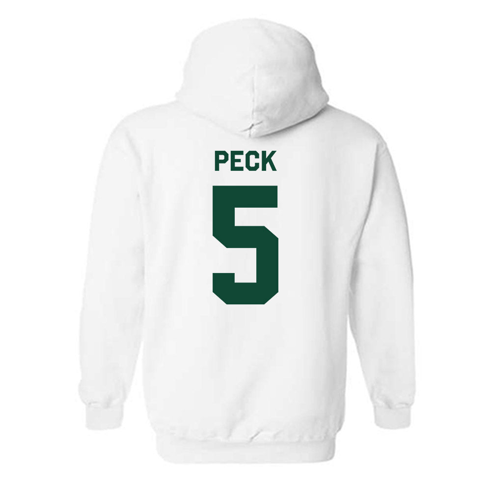 Miami - NCAA Women's Soccer : Amanda Peck - Classic Shersey Hooded Sweatshirt-1
