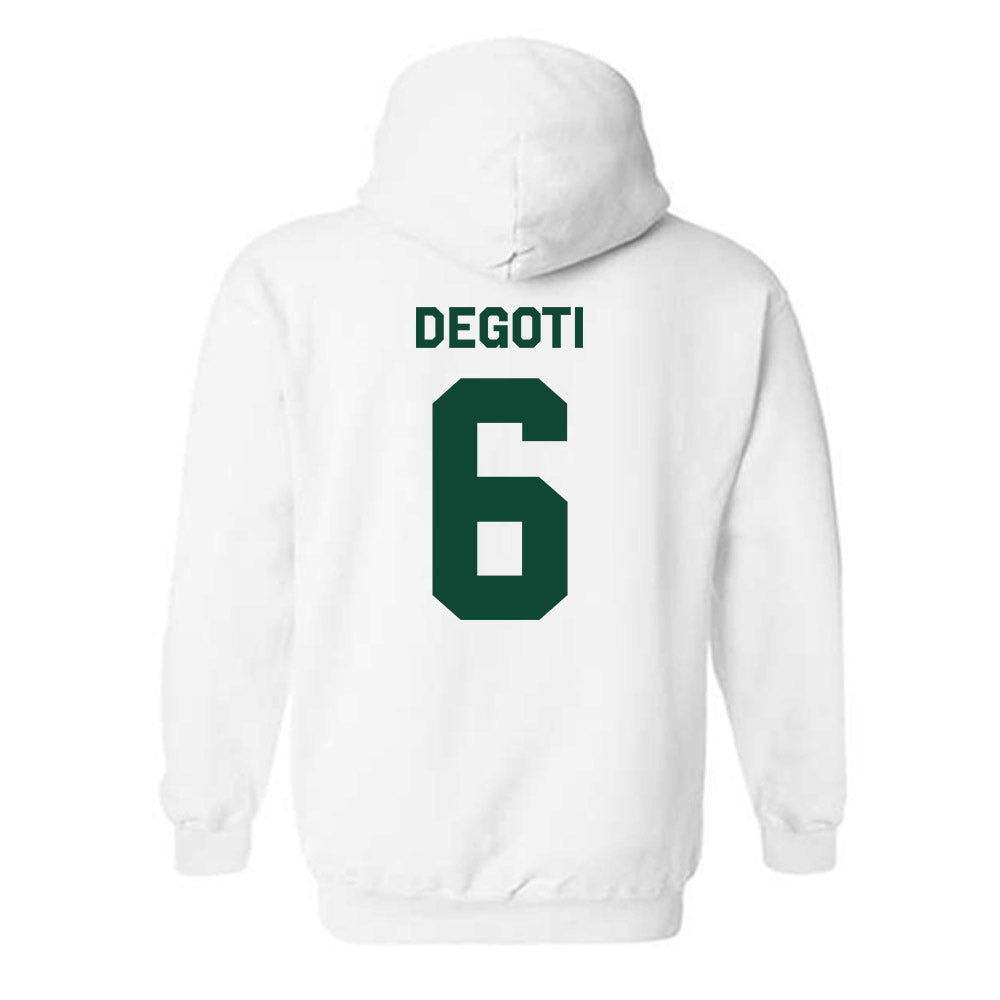 Miami - NCAA Baseball : Brandon DeGoti - Classic Shersey Hooded Sweatshirt-1