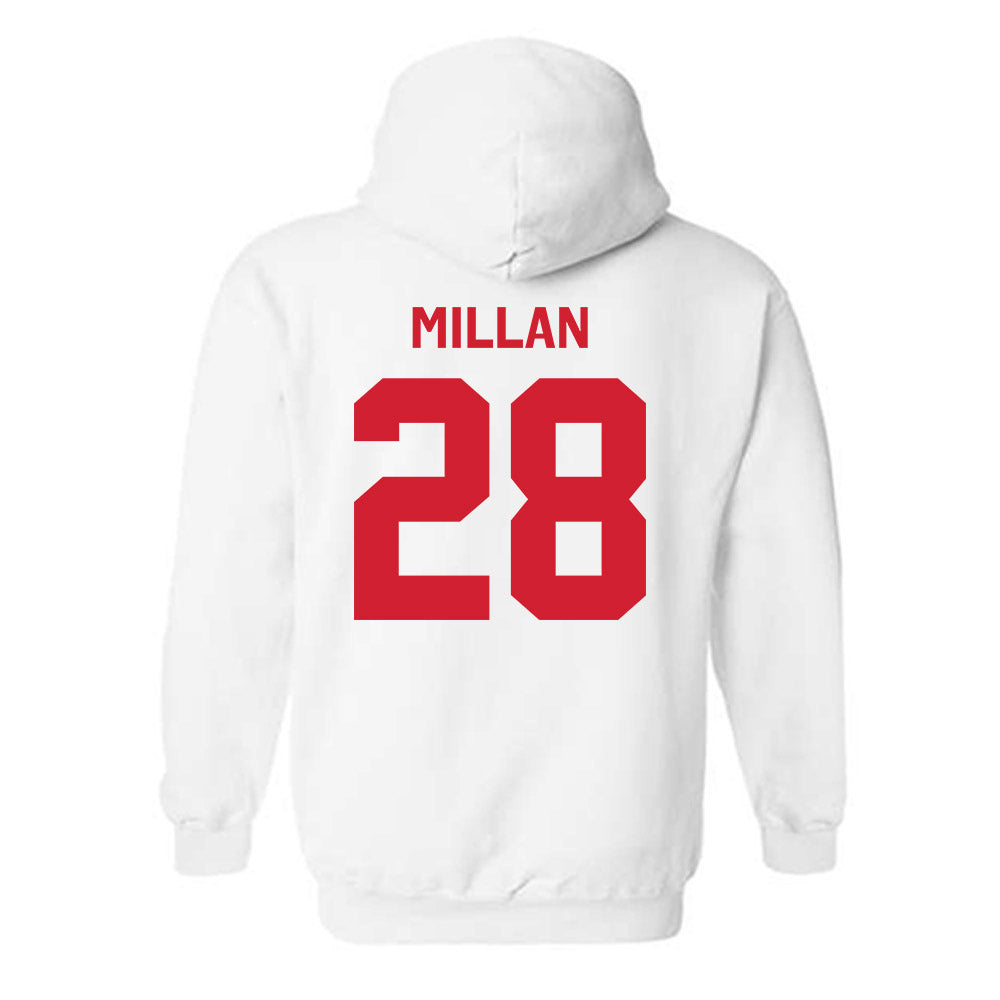 Rutgers - NCAA Softball : Rachel Millan - Classic Shersey Hooded Sweatshirt-1