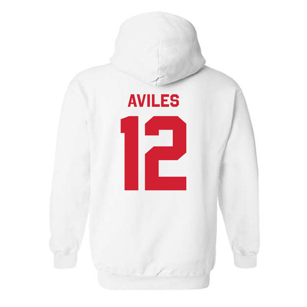Rutgers - NCAA Men's Soccer : Lenny Aviles - Classic Shersey Hooded Sweatshirt-1