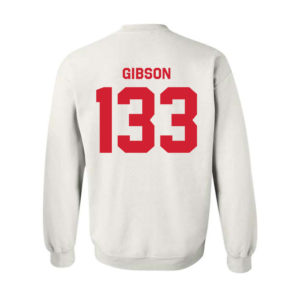 Rutgers - NCAA Wrestling : Mason Gibson - Classic Shersey Crewneck Sweatshirt-1