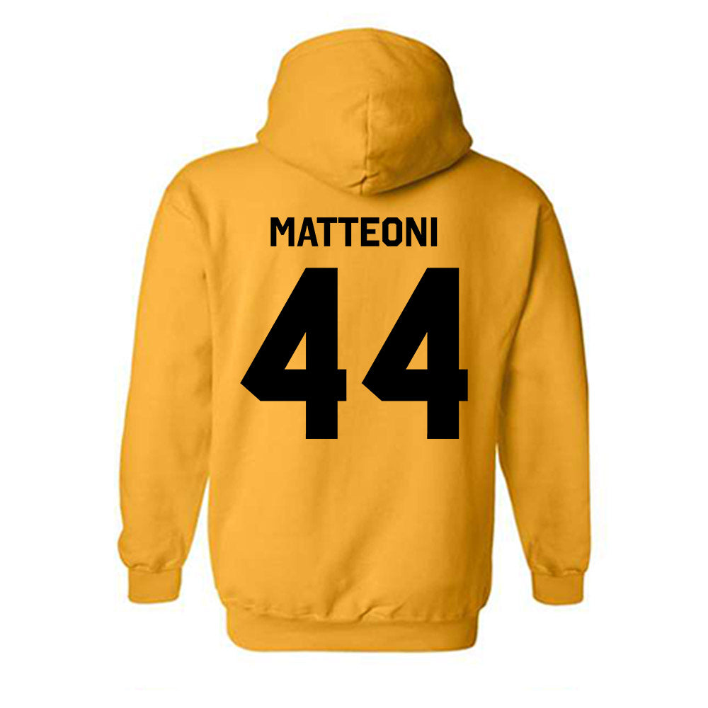 Iowa - NCAA Men's Basketball : Joey Matteoni - Classic Shersey Hooded Sweatshirt-1