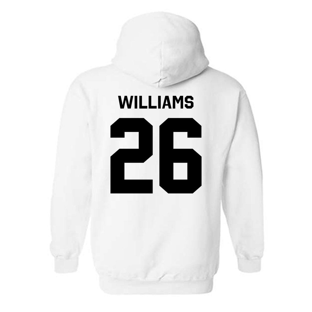 Iowa - NCAA Football : Xavier Williams - Classic Shersey Hooded Sweatshirt-1