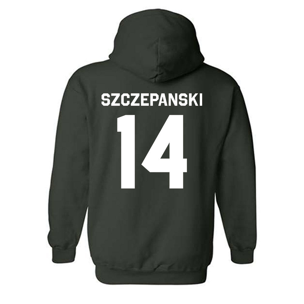 Michigan State - NCAA Baseball : Tommy Szczepanski - Classic Shersey Hooded Sweatshirt-1