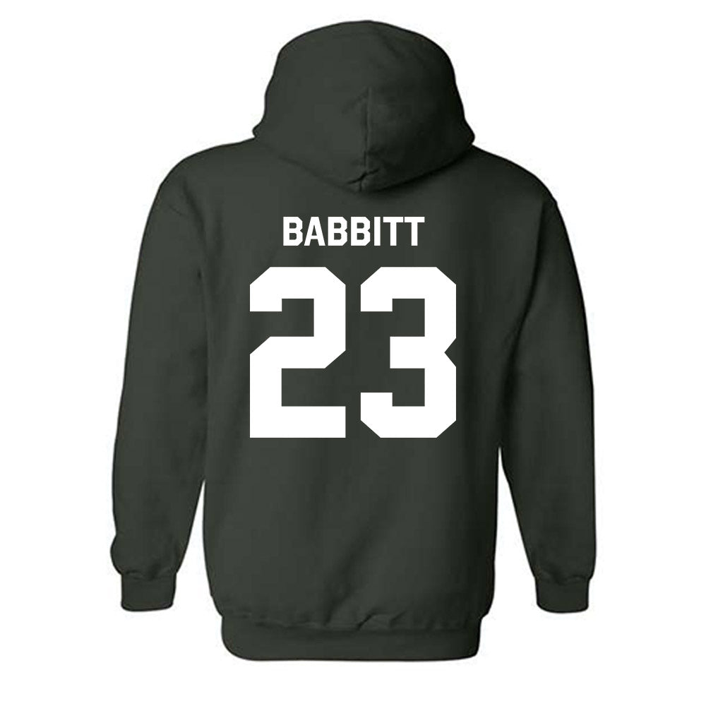 Michigan State - NCAA Football : Peyton Babbitt - Classic Shersey Hooded Sweatshirt-1