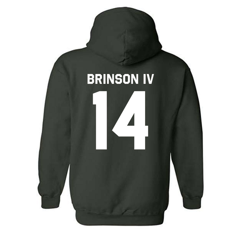Michigan State - NCAA Football : Andrew Brinson IV - Classic Shersey Hooded Sweatshirt-1