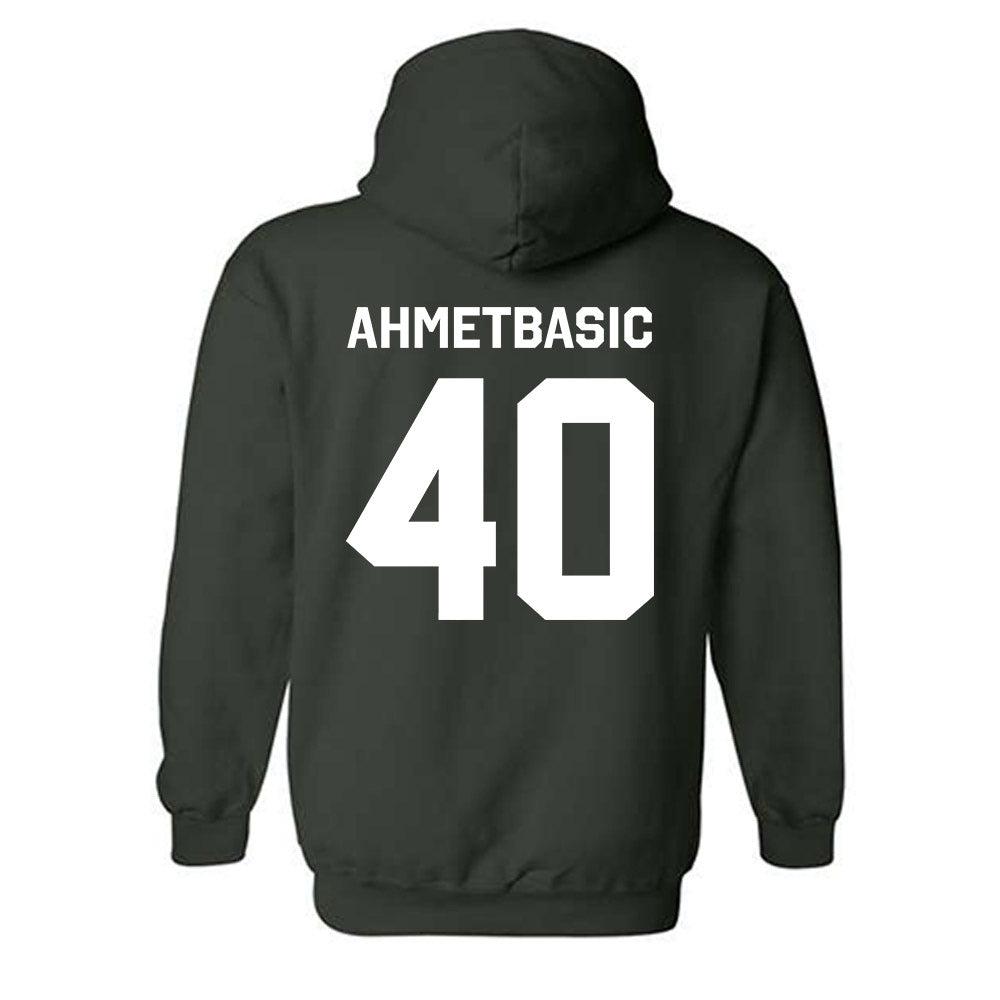 Michigan State - NCAA Football : Tarik Ahmetbasic - Classic Shersey Hooded Sweatshirt-1
