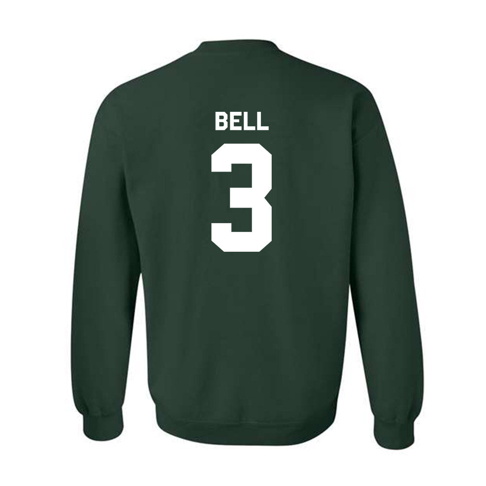 Michigan State - NCAA Football : Tre Bell - Classic Shersey Crewneck Sweatshirt-1