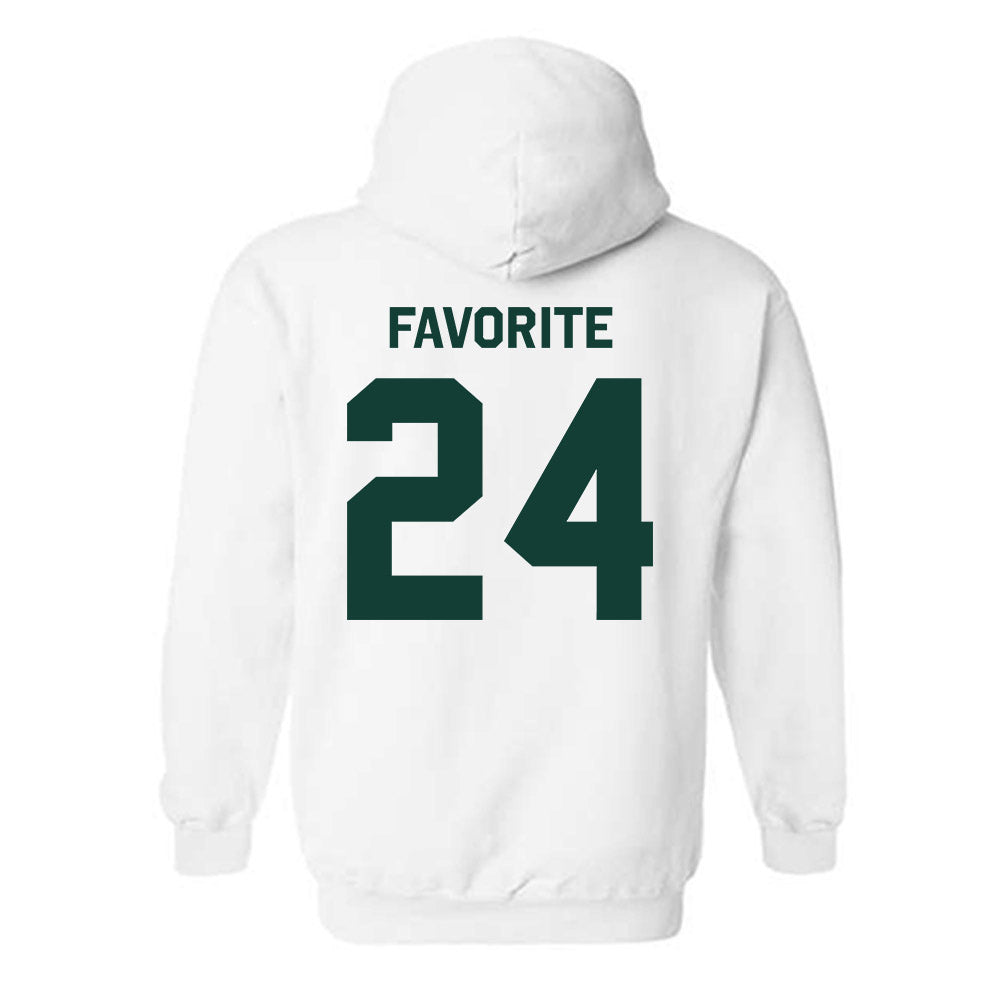 Michigan State - NCAA Football : Jeremiah Favorite - Classic Shersey Hooded Sweatshirt-1