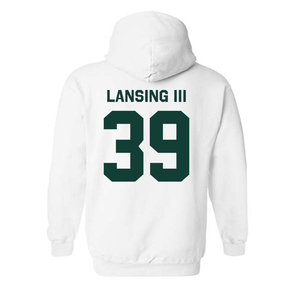 Michigan State - NCAA Football : Jack Lansing III - Classic Shersey Hooded Sweatshirt-1