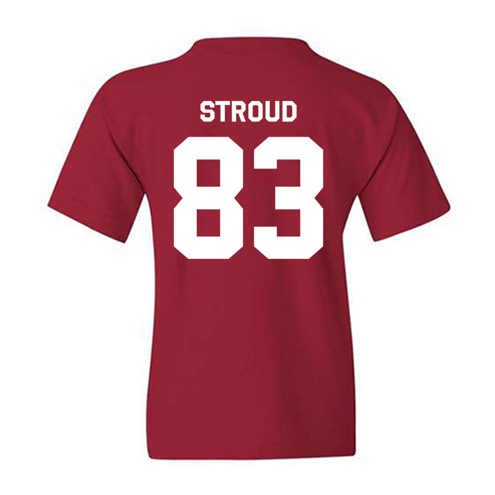 Indiana - NCAA Football : Hunter Stroud - Classic Shersey Youth T-Shirt-1