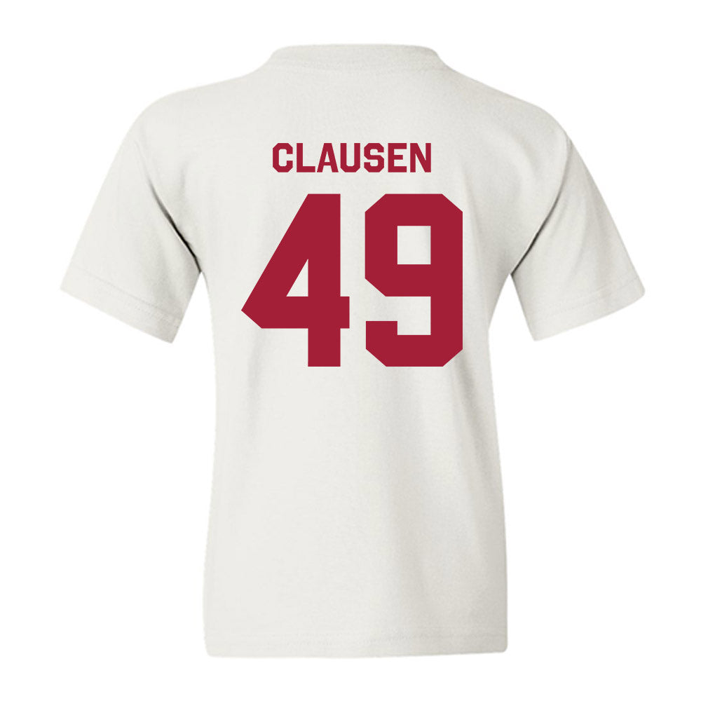 Indiana - NCAA Football : Drew Clausen - Classic Shersey Youth T-Shirt-1