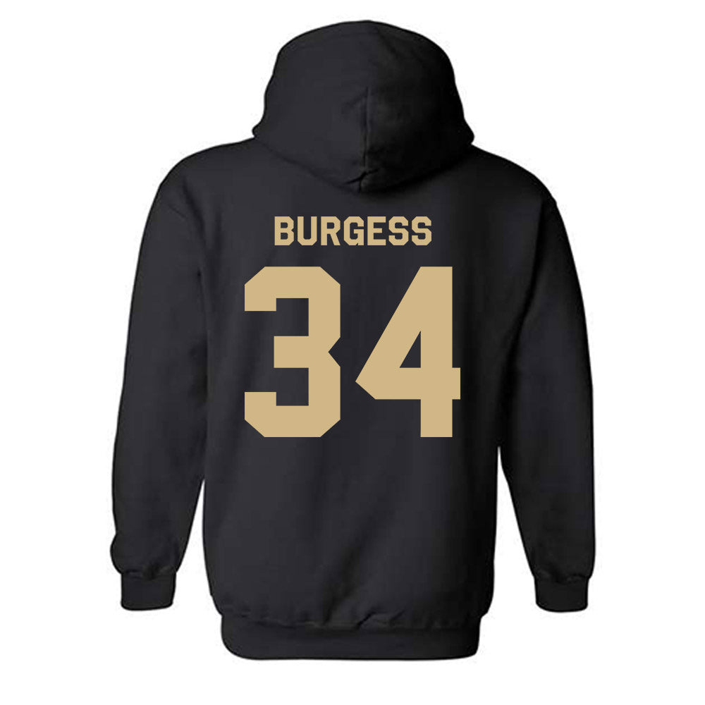 Purdue - NCAA Men's Basketball : Raleigh Burgess - Classic Shersey Hooded Sweatshirt-1