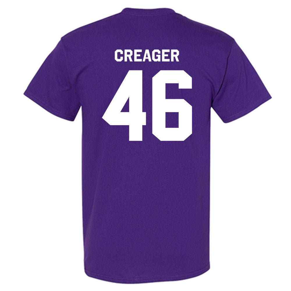 Northwestern - NCAA Football : Lincoln Creager - Classic Shersey T-Shirt-1