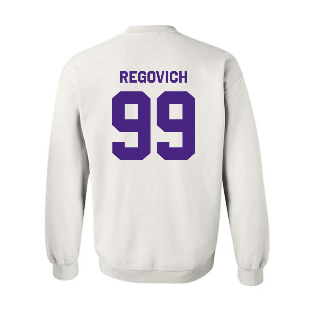 Northwestern - NCAA Football : Troy Regovich - Classic Shersey Crewneck Sweatshirt-1