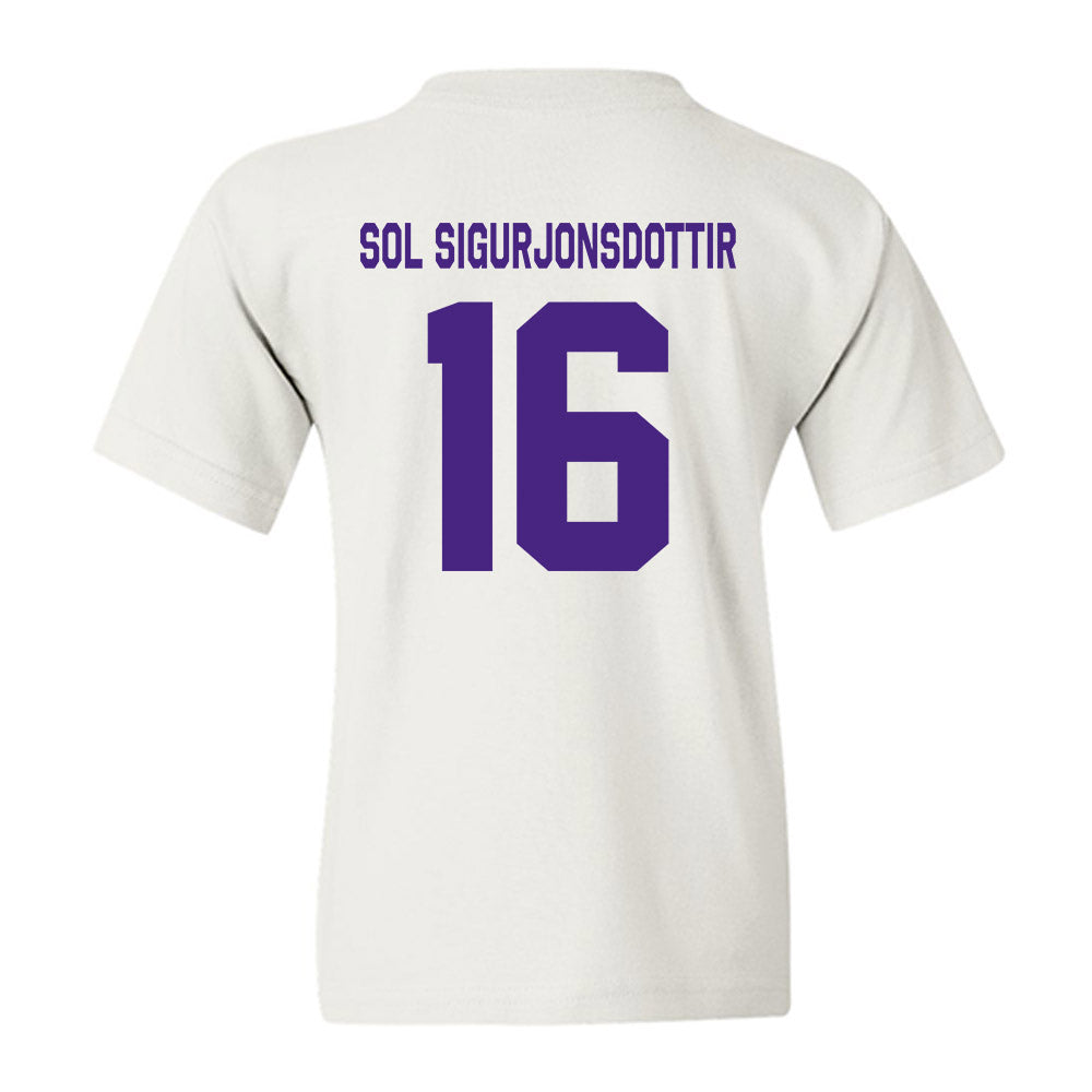 Northwestern - NCAA Women's Soccer : Selma Sol Sigurjonsdottir - Classic Shersey Youth T-Shirt-1