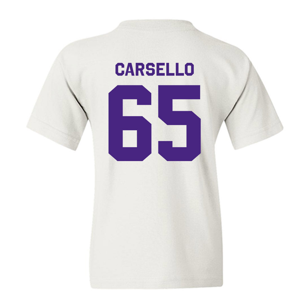 Northwestern - NCAA Football : Jackson Carsello - Classic Shersey Youth T-Shirt-1