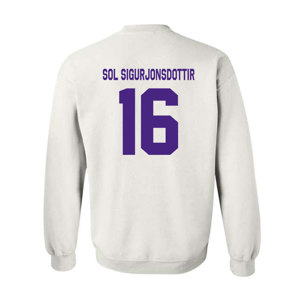 Northwestern - NCAA Women's Soccer : Selma Sol Sigurjonsdottir - Classic Shersey Crewneck Sweatshirt-1