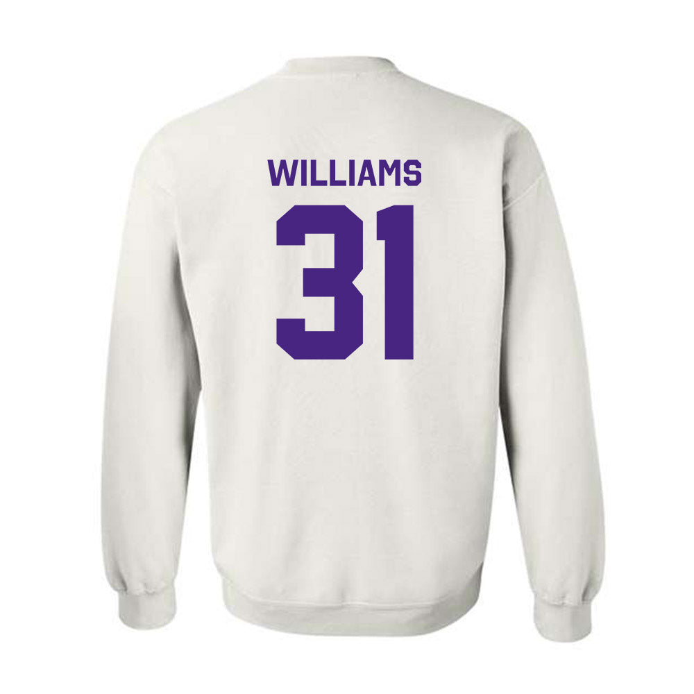 Northwestern - NCAA Football : Tito Williams - Classic Shersey Crewneck Sweatshirt-1