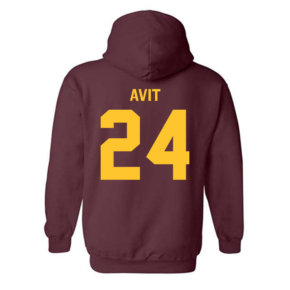 Arizona State - NCAA Football : David Avit - Classic Shersey Hooded Sweatshirt-1