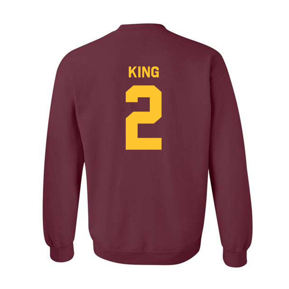 Arizona State - NCAA Baseball : Matt King - Classic Shersey Crewneck Sweatshirt-1