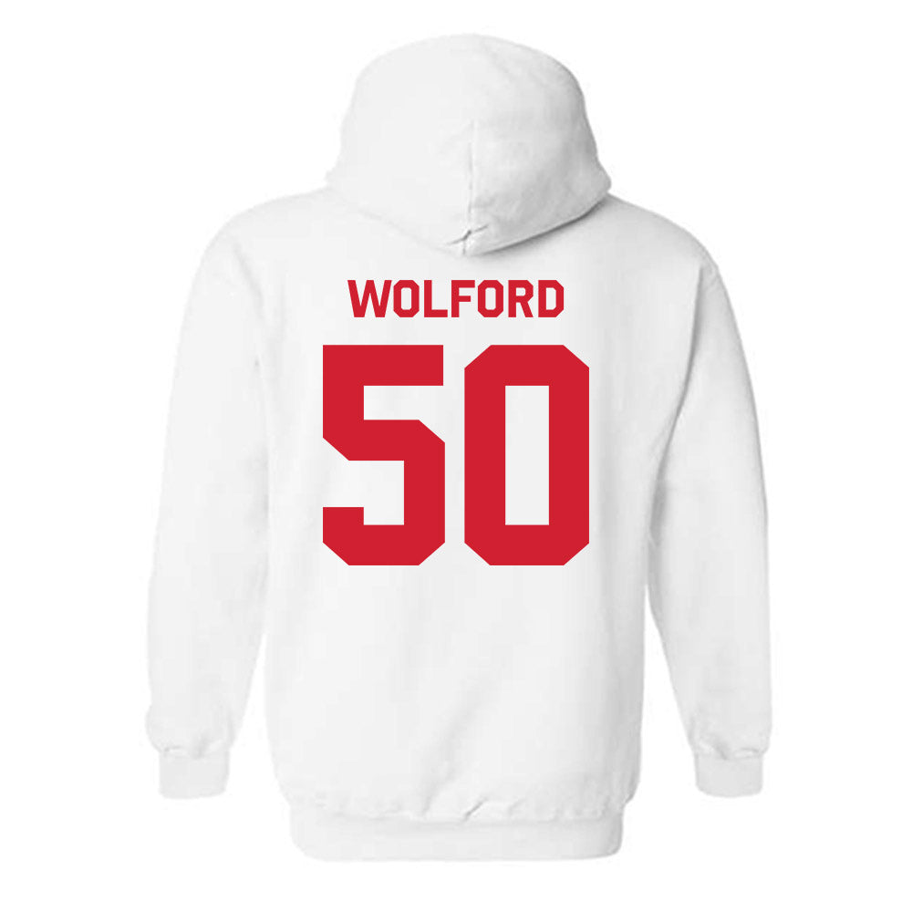 Houston - NCAA Football : Aaron Wolford - Classic Shersey Hooded Sweatshirt-1