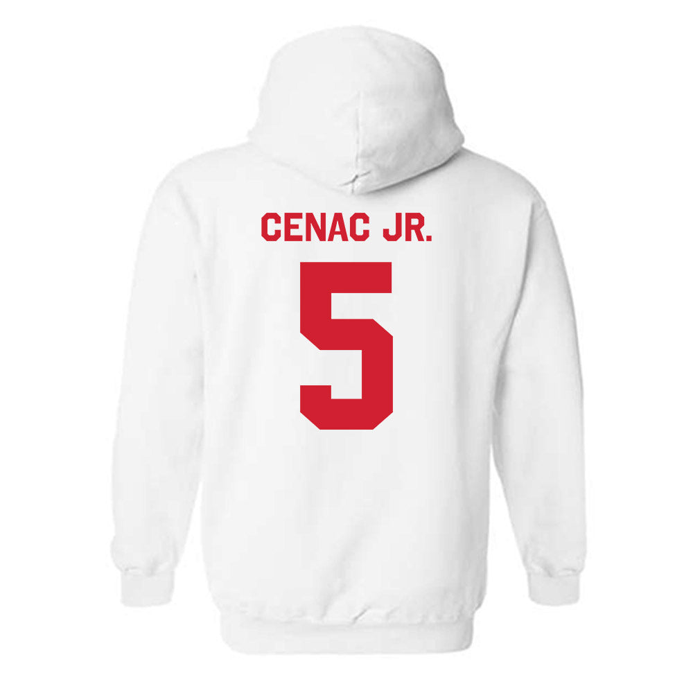 Houston - NCAA Men's Basketball : Chris Cenac Jr. - Classic Shersey Hooded Sweatshirt-1