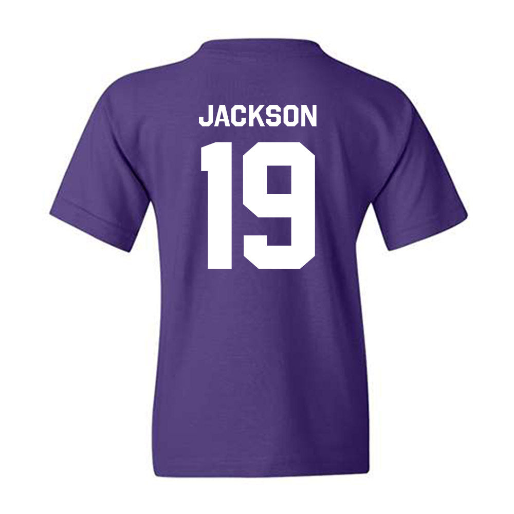 TCU - NCAA Football : Kylin Jackson - Classic Shersey Youth T-Shirt-1