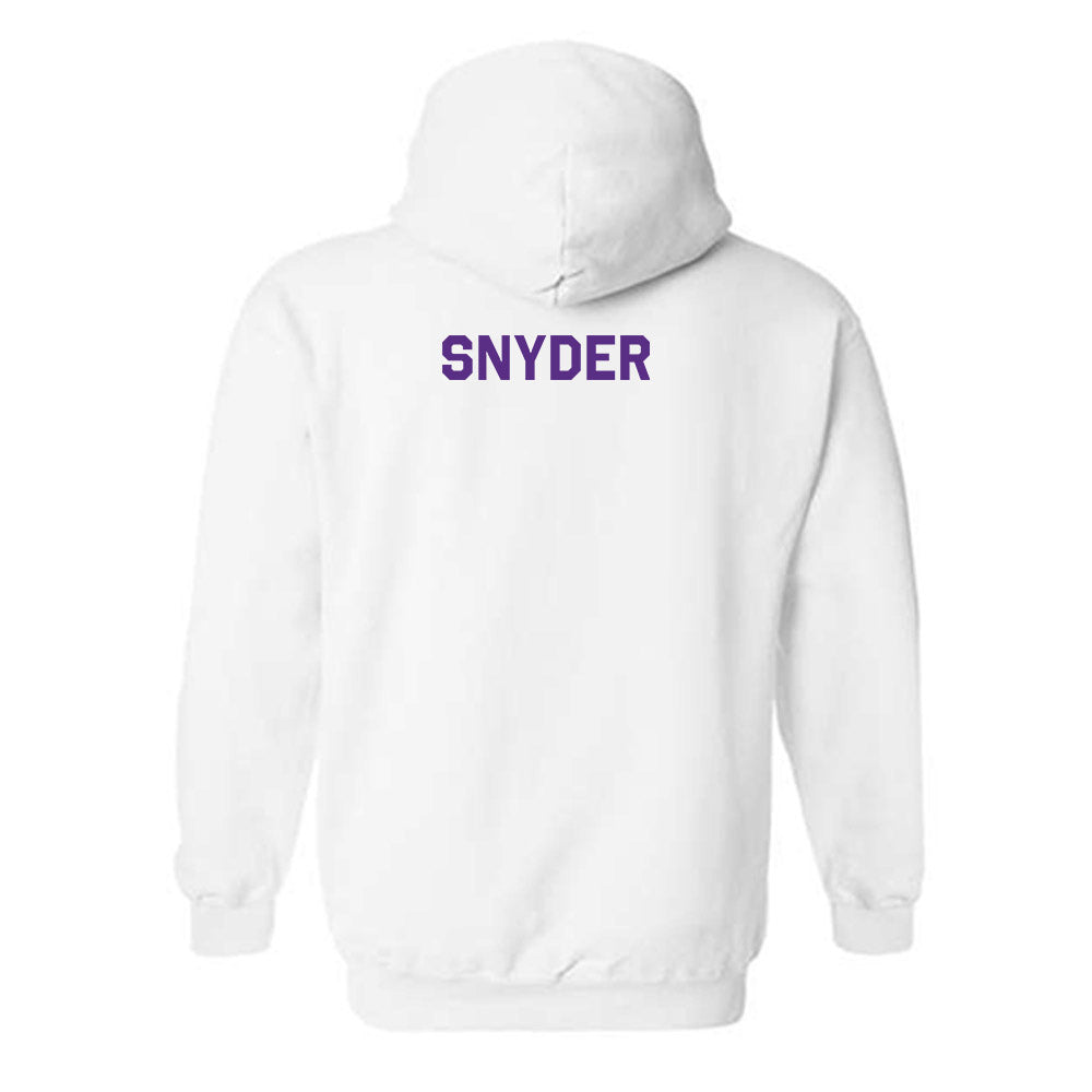 TCU - NCAA Women's Swimming & Diving : Amelia Snyder - Classic Shersey Hooded Sweatshirt-1