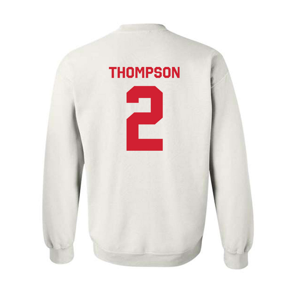 Texas Tech - NCAA Baseball : Kyeler Thompson - Classic Shersey Crewneck Sweatshirt-1