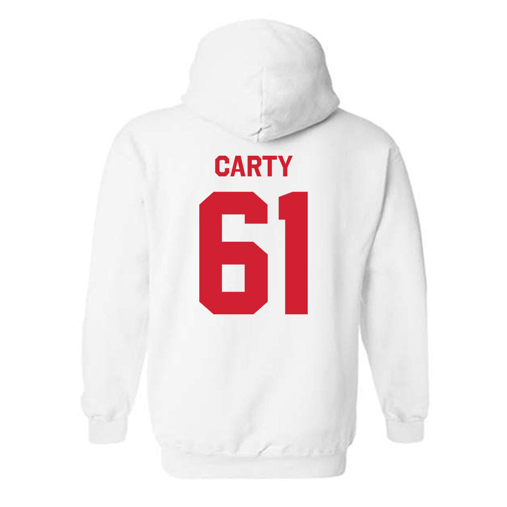 Texas Tech - NCAA Football : Connor Carty - Classic Shersey Hooded Sweatshirt-1
