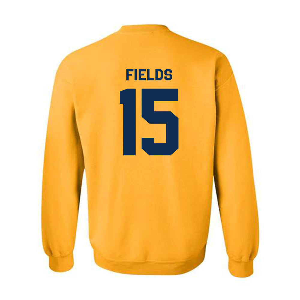 West Virginia - NCAA Men's Basketball : Jackson Fields - Classic Shersey Crewneck Sweatshirt-1