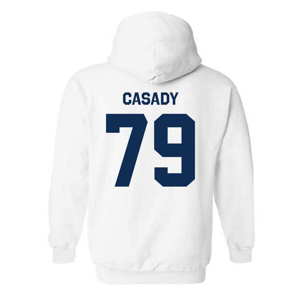 West Virginia - NCAA Football : Carsten Casady - Classic Shersey Hooded Sweatshirt-1
