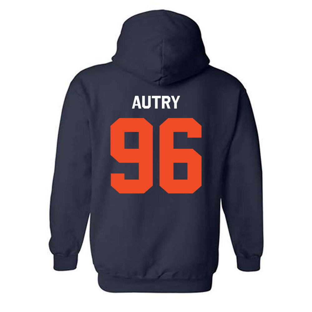 Auburn - NCAA Football : Malik Autry - Classic Shersey Hooded Sweatshirt-1
