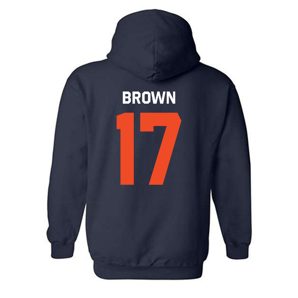 Auburn - NCAA Football : Byrum Brown - Classic Shersey Hooded Sweatshirt-1