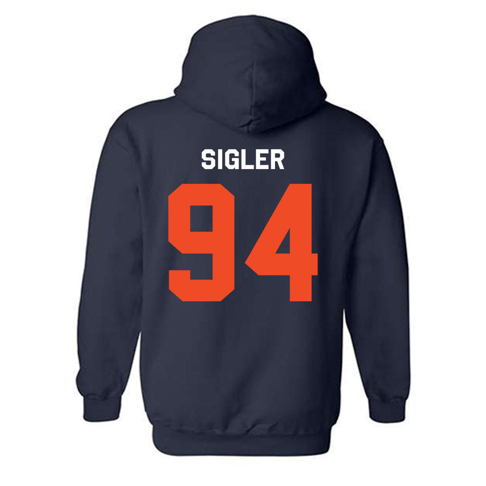 Auburn - NCAA Football : Cody Sigler - Classic Shersey Hooded Sweatshirt-3